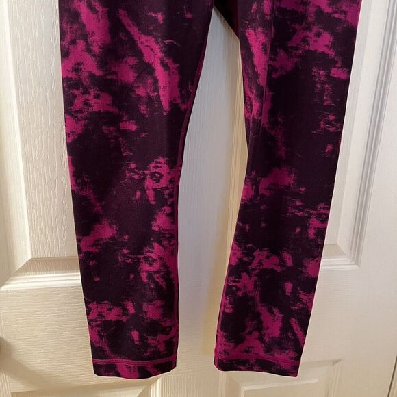 Lululemon Wunder Under Crop Leggings Tie Dye Women's Size 4 - Picture 3 of 10